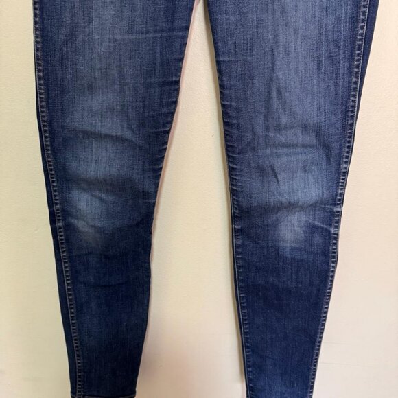 Madewell 10" High-Rise Skinny Jeans in Hayes Wash/Blue color Style F4684 - Picture 5 of 14